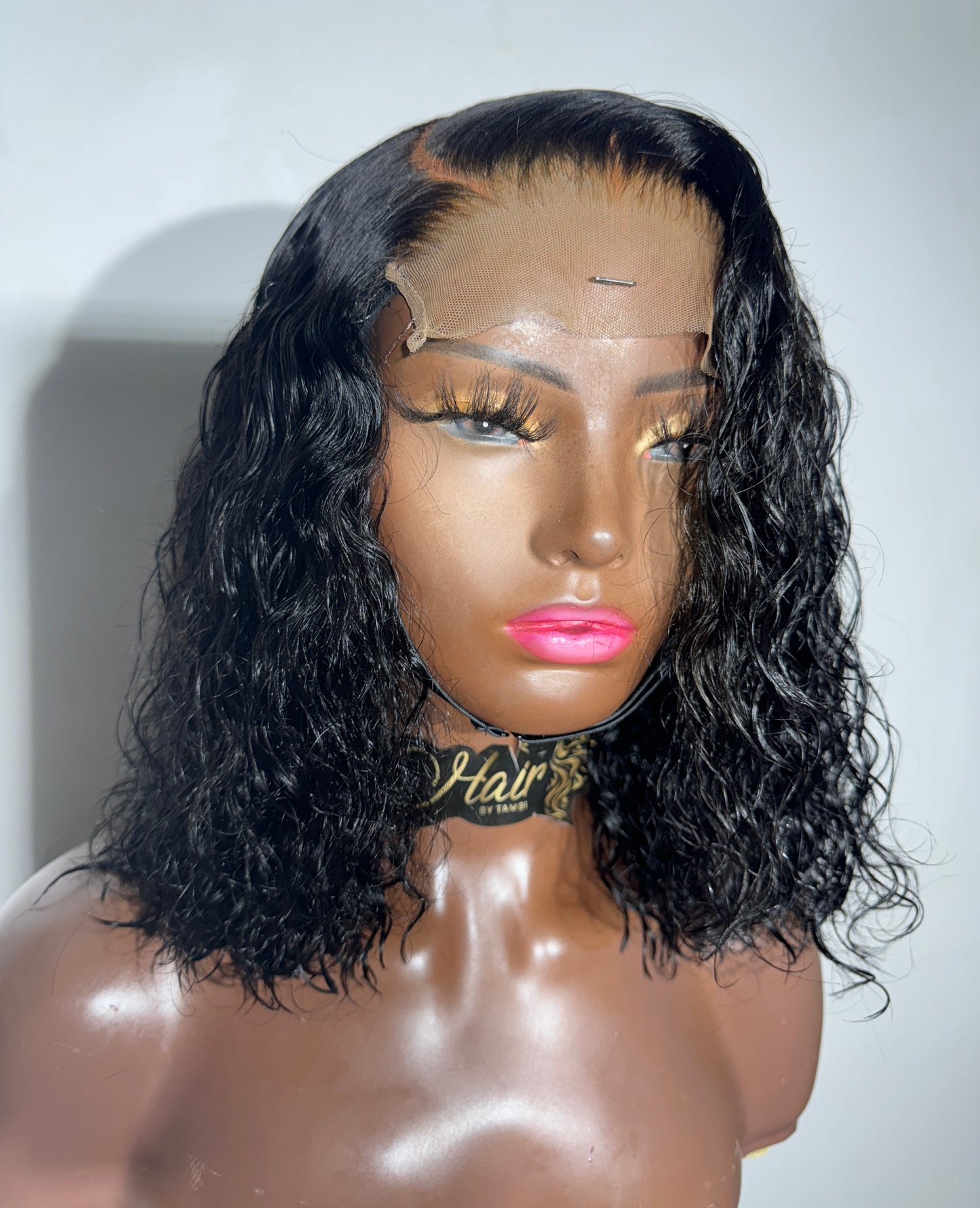 Jet black 10” Inches 5x5 Closure wig ready to ship