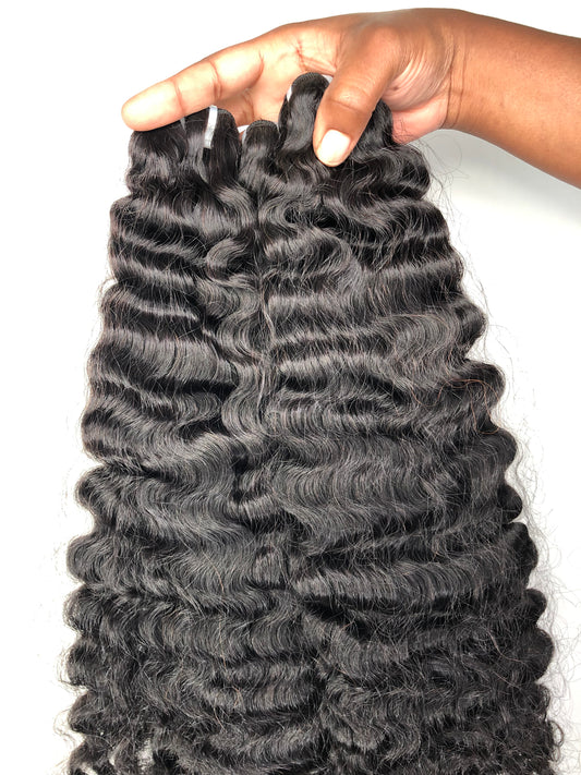 Burmese Curly Hair Extensions human hair bundle deals